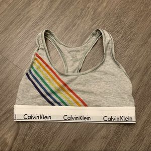 (3 for $39) Calvin Klein Pride Grey Bra